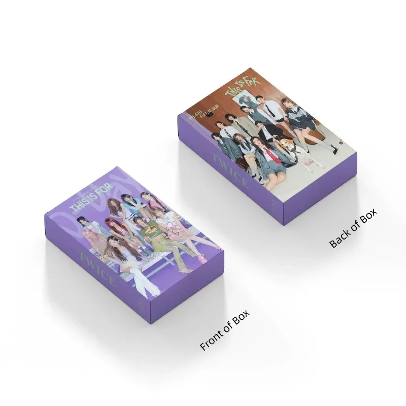 Pop 55PCS TWICES Holographic Laser Glitter Lomo Cards HD Shiny Mini Collectible Photo Cards Anime Idol Fan Collection Decor Gift - view 5