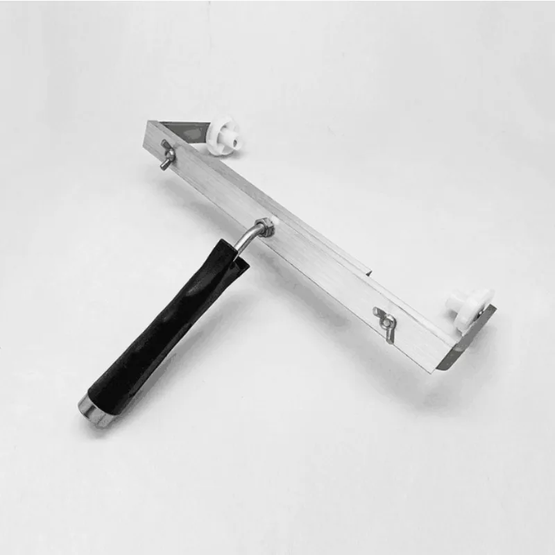 12“-18”Adjustable Aluminum Double Arm Roller Frame Paint Roller Handle Retractable Painting Handle Tools for Wall Decorative