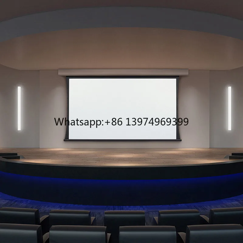 200 Inch 4:3 Motorized Electric Movie Projector Screen for Stage