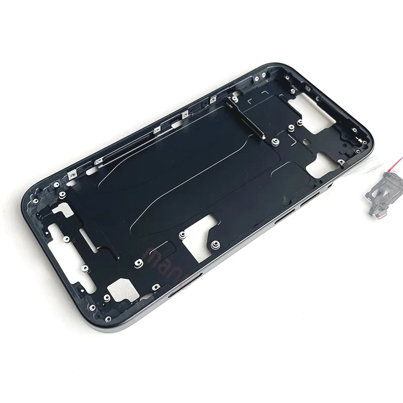 For iPhone 15 Plus Middle Frame Bezel Housing Side Button Chassis