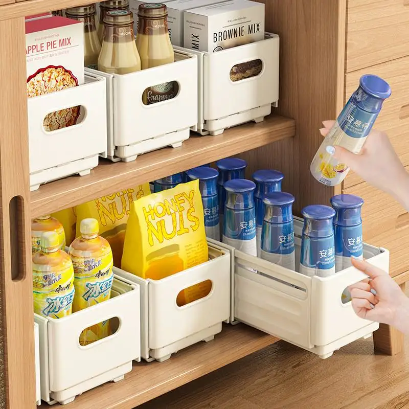expandable-drawer-style-storage-box-kitchen-cabinet-organizer-deep-shelf-storage-sun-protection-sleeve-cover-pure-color