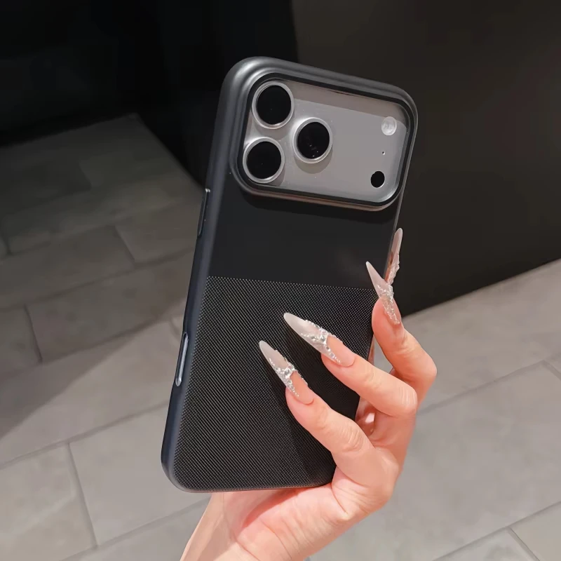 Matte Silikon-Handyhülle mit Anti-Rutsch-Noppen für iPhone 17 Pro Max 16 15 14 13 12 11 – Weiche TPU Matt Stoßfeste Rückabdeckung