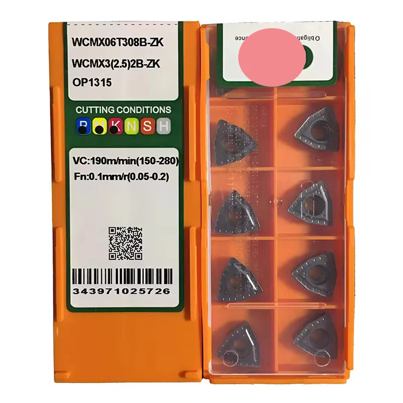 10pcs OKE Original WCMX WCMX030208 WCMX040208 WCMX050308 WCMX06T308 WCMX080412 B-ZK OP1215 OP1315 CNC Lathe Drilling Inserts