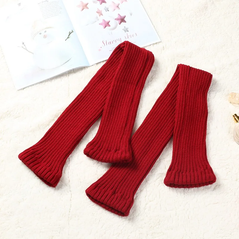 Women Knee Sock Ballet Dancing Winter Leg Warmer Yoga Dance Fitness Lengthened Knitted over Knee Socks High Stockings