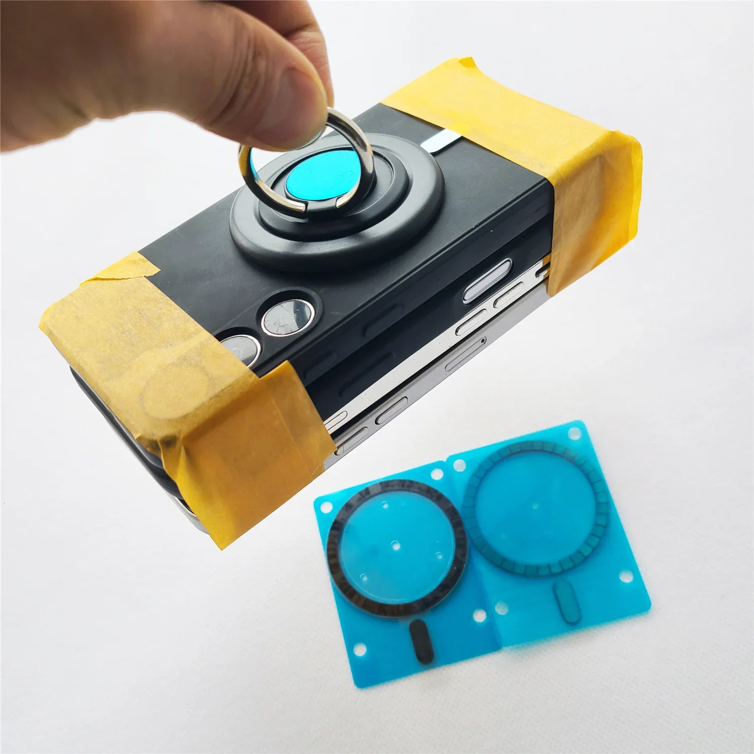 10 do 50 DIY N52 silny magnes naklejka pierścieniowa do bezprzewodowej ładowarki Magsafe do iphone/Samsung/HuaWei magnetyczny uchwyt samochodowy — zdjęcie produktu 6