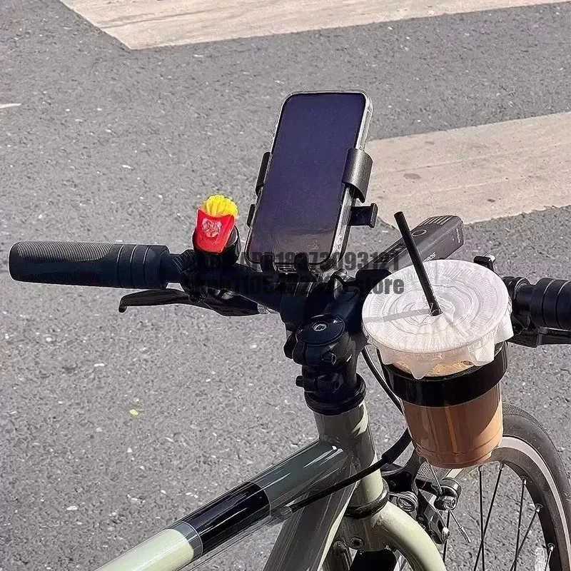 Bicycle mobile phone holder, riding shock-proof handle vertical aluminum alloy electric vehicle motorcycle, fixed riding bracket