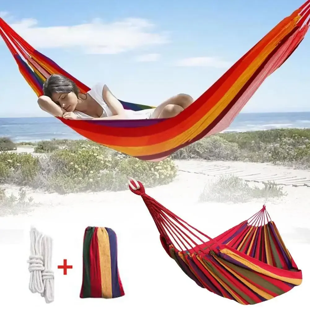 Hammock Outdoor Camping Backpackaging Hanging Bed Sleeping Swing Hammock