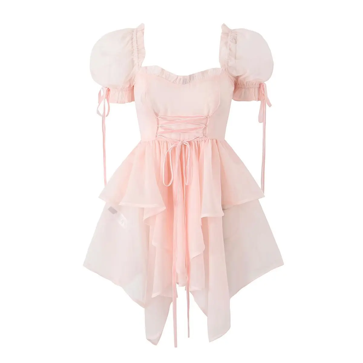 Women's Sweet Cute Dress Mini Dress Waist Princess Dress