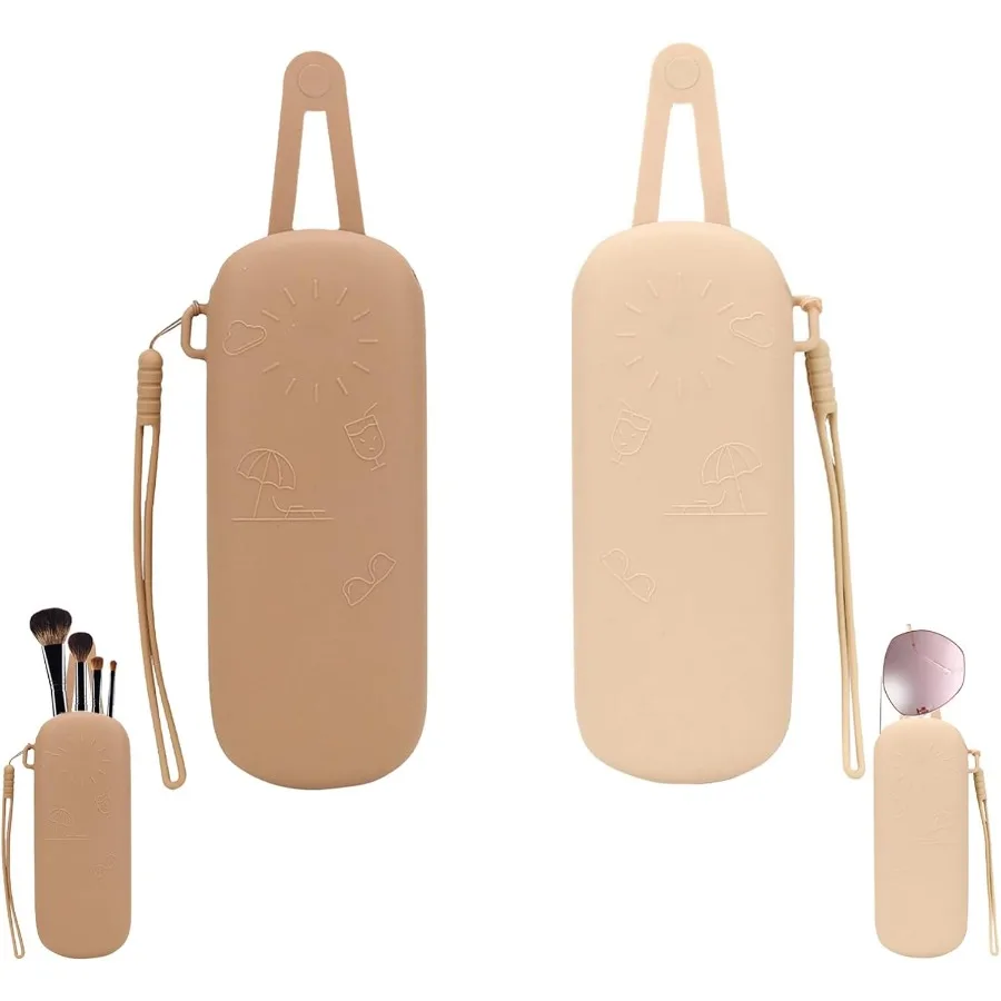 

Дорожная портативная косметичка с магнитной пряжкой для кистей для макияжа и косметики, водонепроницаемые очки на шнурке, солнцезащитные очки или