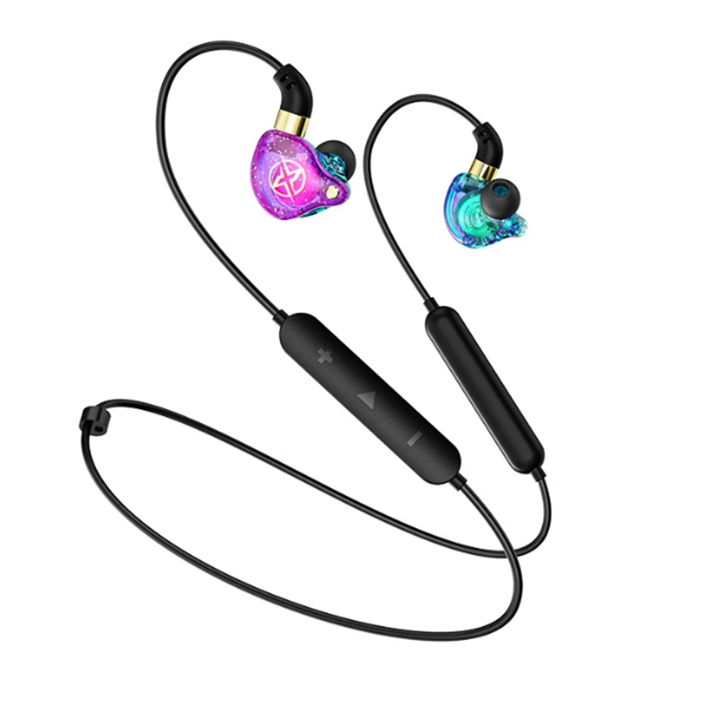 BX-02 Wireless Earphone Bluetooth 5.0 Headphone with Microphone Bass Noise Cancelling Headset Sport Earbuds(Purple)