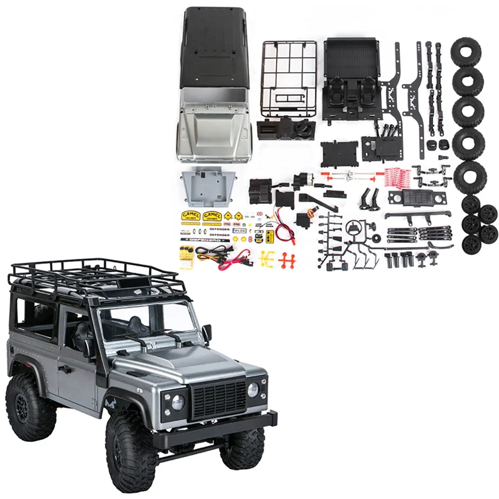SmCpMNRC MN99S KIT 1/12 4WD RC Car DIY Unassembled For Land Rover Rock Crawler LED Light Climbing Off-Road Truck Vehicles Models