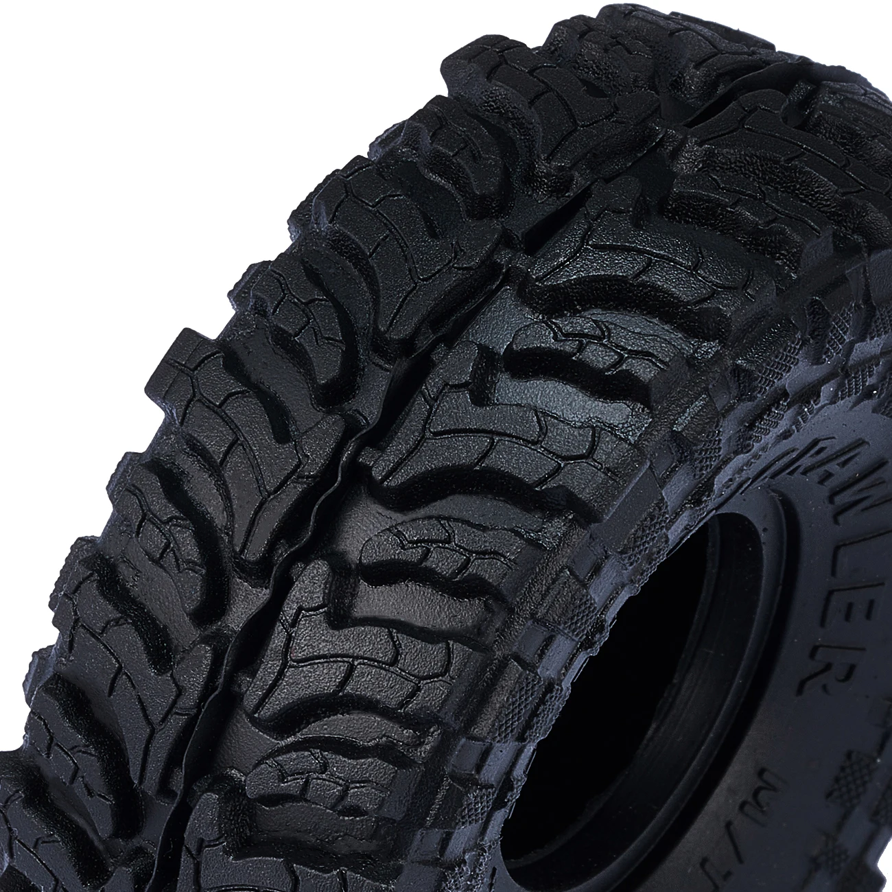 DJC Super Large Soft Sticky 1.0 Crawler Tires 68*26mm for 1/18 1/24 RC Crawler Car Axial SCX24 FMS FCX24 AX24 Upgrade Wheel