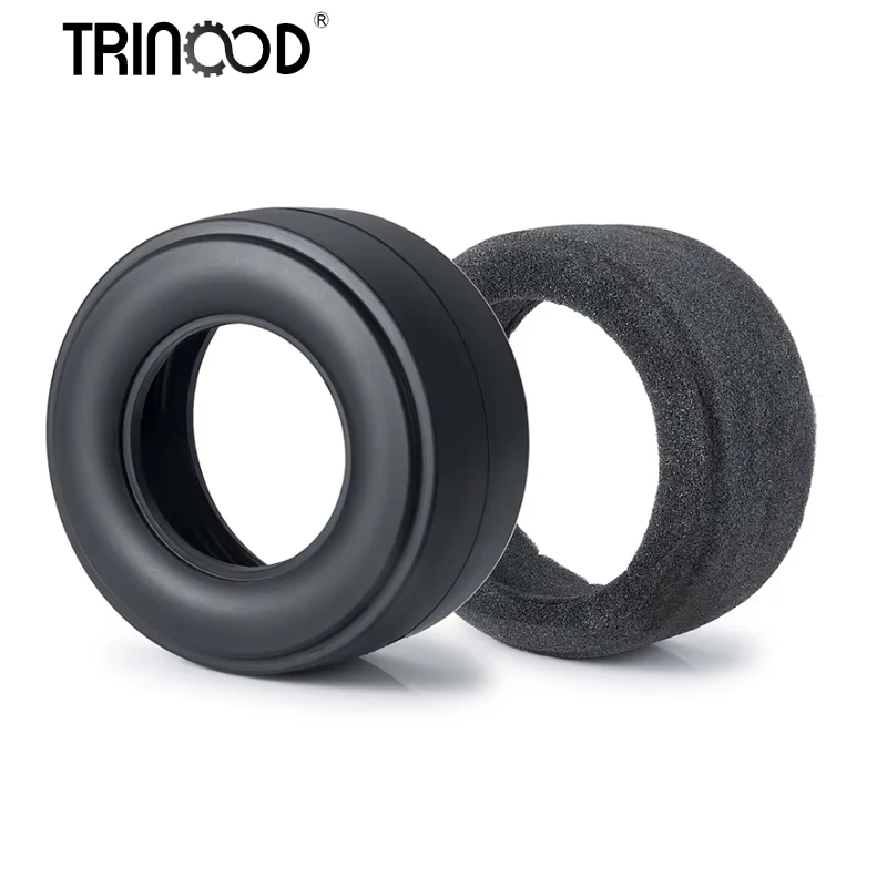 

TRINOOD 2pcs RC Car Wheels and Tires Kit For 1/10 No-prep Drag Racing Car 22S DR10 Short-course Truck