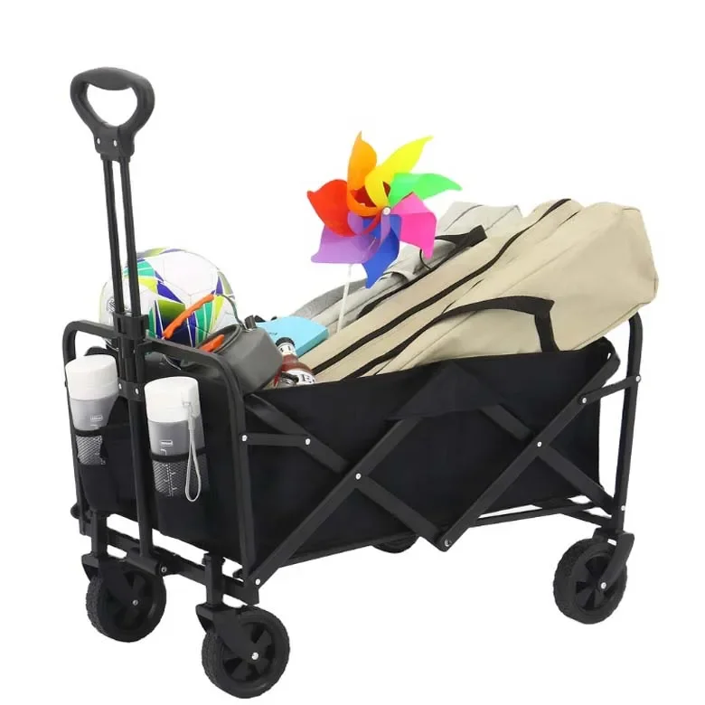 2026 Heavy Duty Hand Carts Trolleys Collapsible Wagon Customizable Utility Wagon