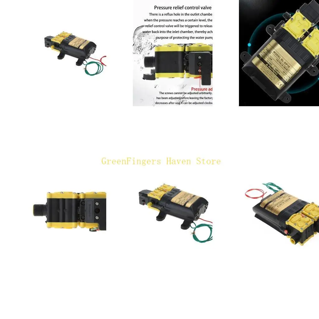 

F68D Самовсасывающий сельскохозяйственный водяной насос Микро-мембранный распылитель высокого давления Автомойка