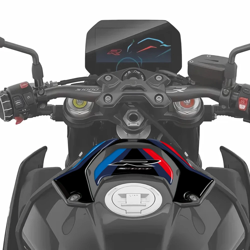 2024 M Motorsport For BMW S1000R 2019 2020 2021 2022 2023 Motorcycle Fuel Tank Sticker 3D Gel Panel Cover Paint Protection Decal