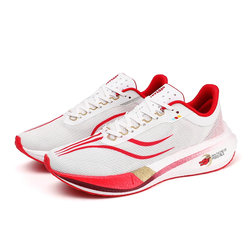 

Men's sports shoes, lightweight carbon plate racing running shoes, winter shock absorption, anti slip, wear-resistant, breathabl