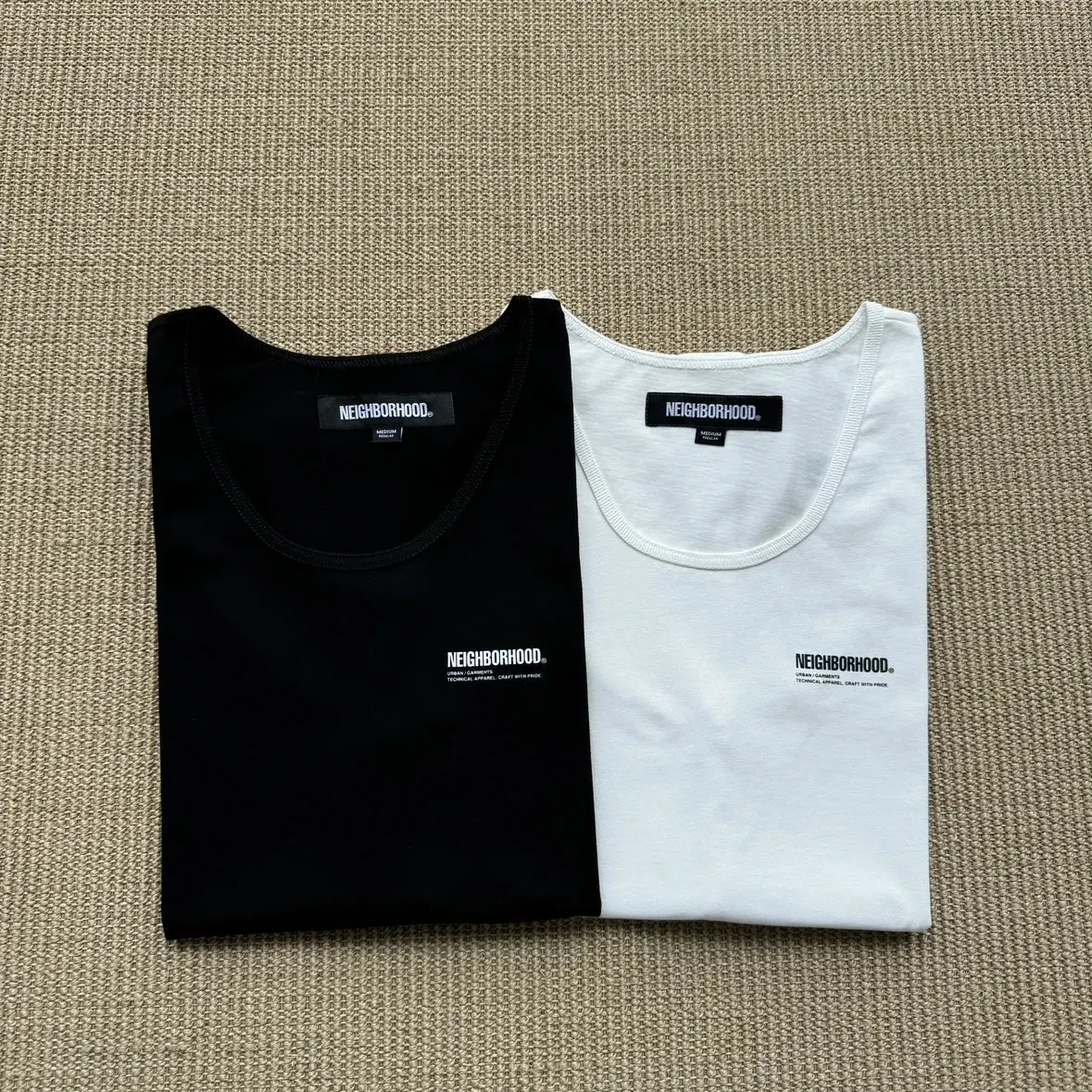 New Arrival Basic Printed NBHD Small Label Vest T-Shirt Breathable Cotton Inner Wear for Young Men Sport And Casual Use