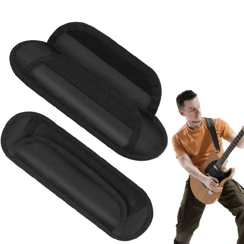 Anti-Slip Guitar Strap Padded Shoulder Pad Adjustable Padded For Travel Backpack Soft Comfortable Travel Shoulder Strap Pads