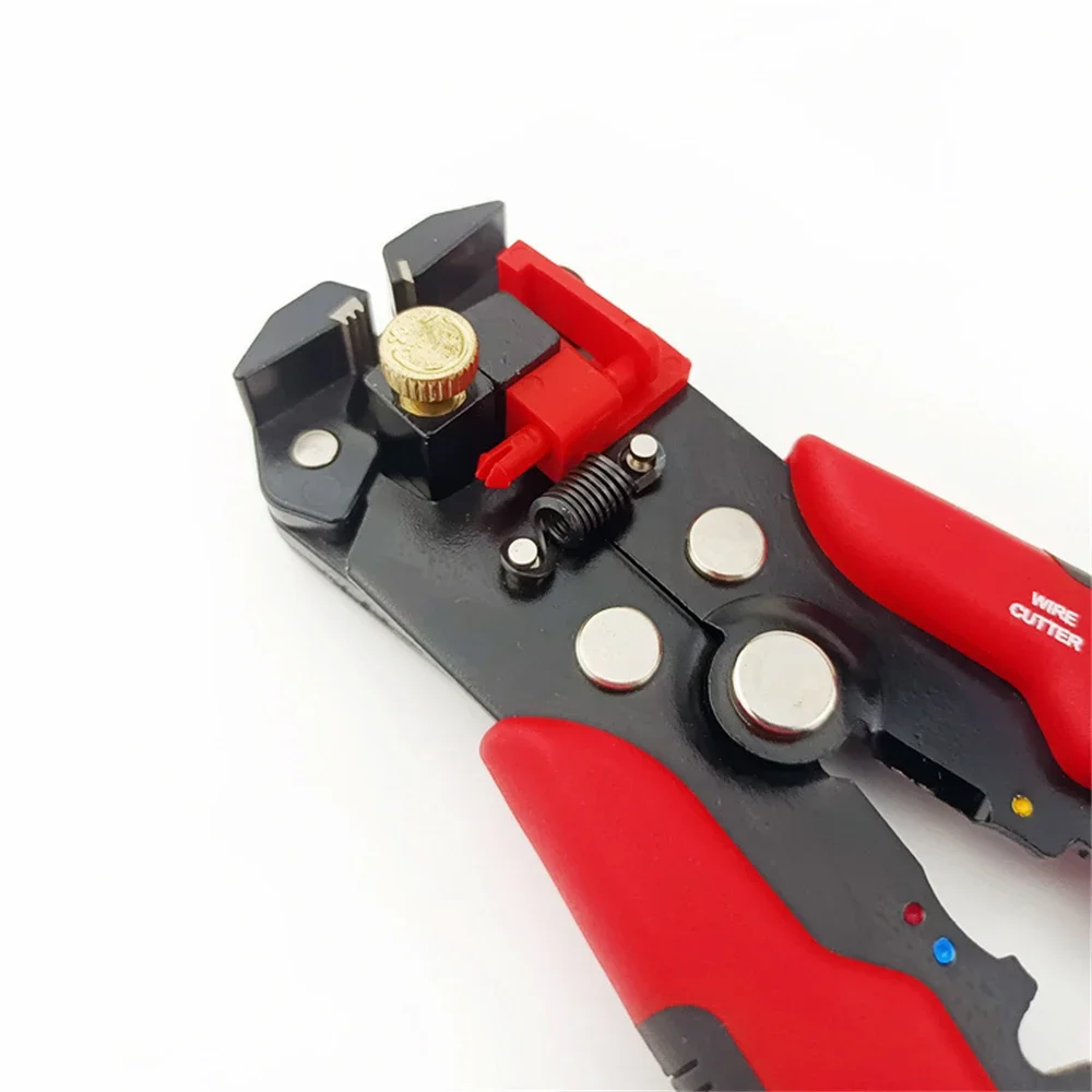 Bomurph Einstellbare Abisolierzange, 3-in-1-Abisolierwerkzeuge, zum Abisolieren von elektrischen Drähten, Kabelschneiden, Crimpwerkzeug – Detail 9