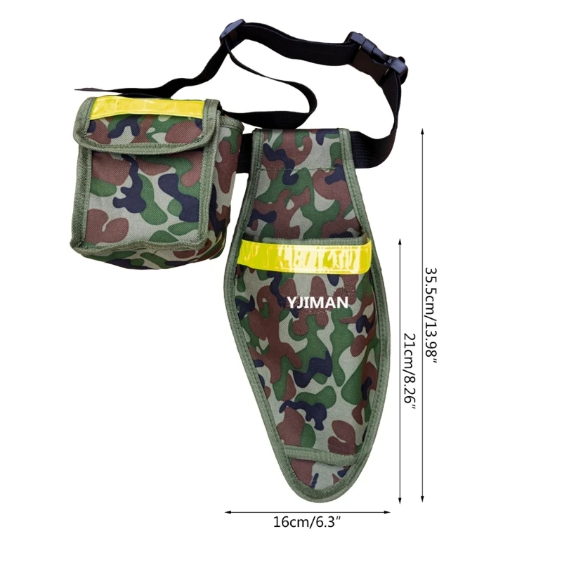 Pruner Holster คีม Hand Pruner ผู้ถือเอวกระเป๋ากรรไกรตัดแต่งกิ่งเครื่องมือกระเป๋า517A