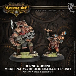 Modell kit harz kit Avatars von Krieg 28335 Warmachine Söldner Hearn und Jon