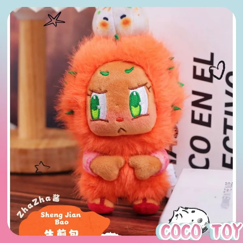 [Authentic] TOPTOY New Hot Premium Papa ZhaZha Staple Food Series Blind Box Soft Pendant Keychain Collectible Gift Set for Fans
