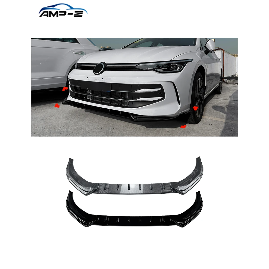 

AMP-Z Wholesale Factory Price Front Bumper Lip for VW Golf 8.5 PRO 2024+ Car Body Kit Car Accessories