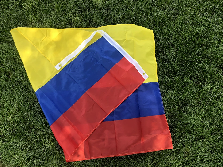 Sky Flag Colombia Flag 90X150Cm Co Colombia Colombian Flag Polyester Vlag Indoor Outdoor Huisdecoratie Banner