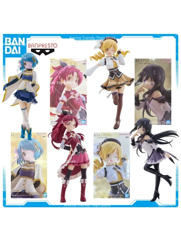 Oryginalne figurki BANDAI Banpresto Puella Magi Madoka Magica Kaname Madoka Miki Sayaka Tomoe Mami Sakura Kyōko - dostępne od ręki, modele anime. — 2