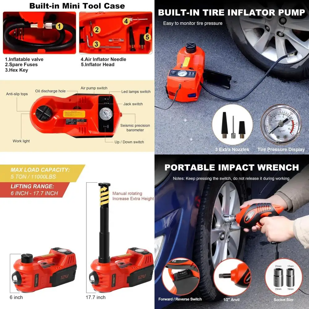 Portable 12V 5-Ton …