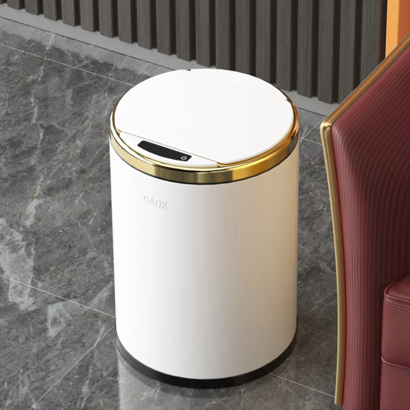 Smart Trash Basket Automatic Trash Can Sensor Trash 30l Garbage Container Compost Bin Kitchen Bathroom Litter Bin Home Assistful