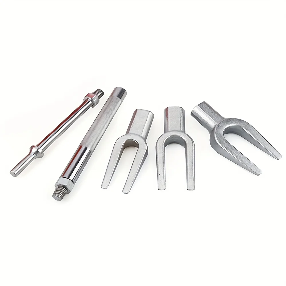 5Pcs Fork Crowball Head Removal Tool Car Ball Head Extractor Steering Arm Tie Rod Ball Head Remover Puller