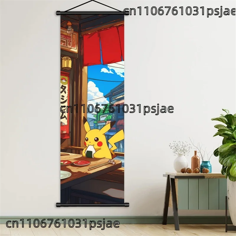 Pikachu - Centered Pokémon Scroll Prints, Vivid Prints Show Pikachu's Charm & Cuteness for Fans' Rooms, Add Warm Vibe view 5