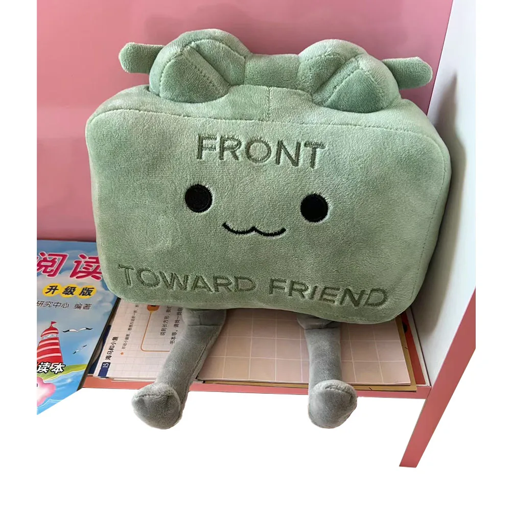 

Новая плюшевая кукла Clay the Claymore Kawaii, зеленая квадратная кукла, подушка, аксессуары, подарочная коллекция, модель для детей, подарки на день рождения