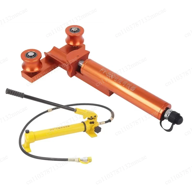 Portable CCD Hydraulic Cable Bender 0-180° Bending Angle Professional Pipe Bender With Manual Pump Split Cable Bending Tool