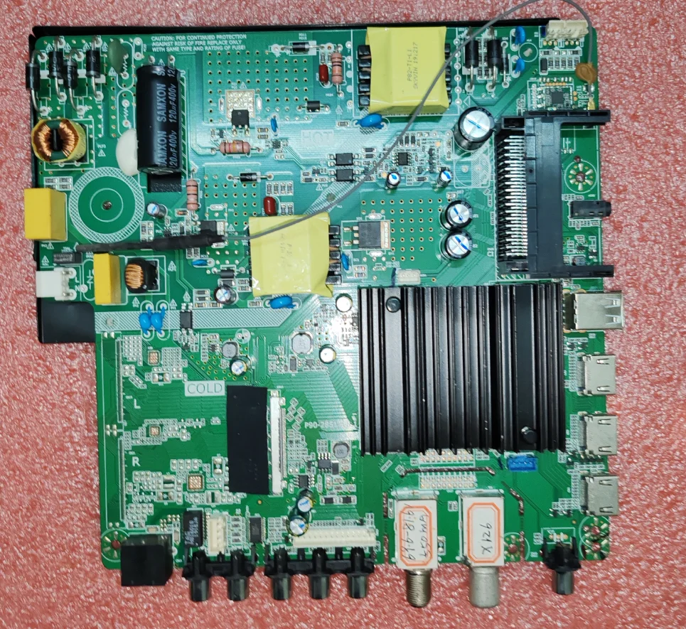 P90-2851TV6.1  4K TV motherboard, physical photo, tested for 81.6v 550ma 90w