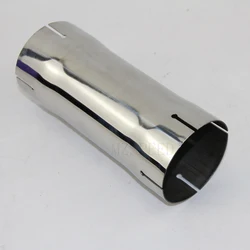 304 stainless steel 51/63/70/76 mm on the nozzle clamp type round pipe with a total length of 200 mm