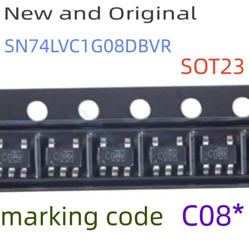 Sn74Lvc1G08Dbvr Sot23-5 Single 2-Input Positive-And Gate Marking Code C08*