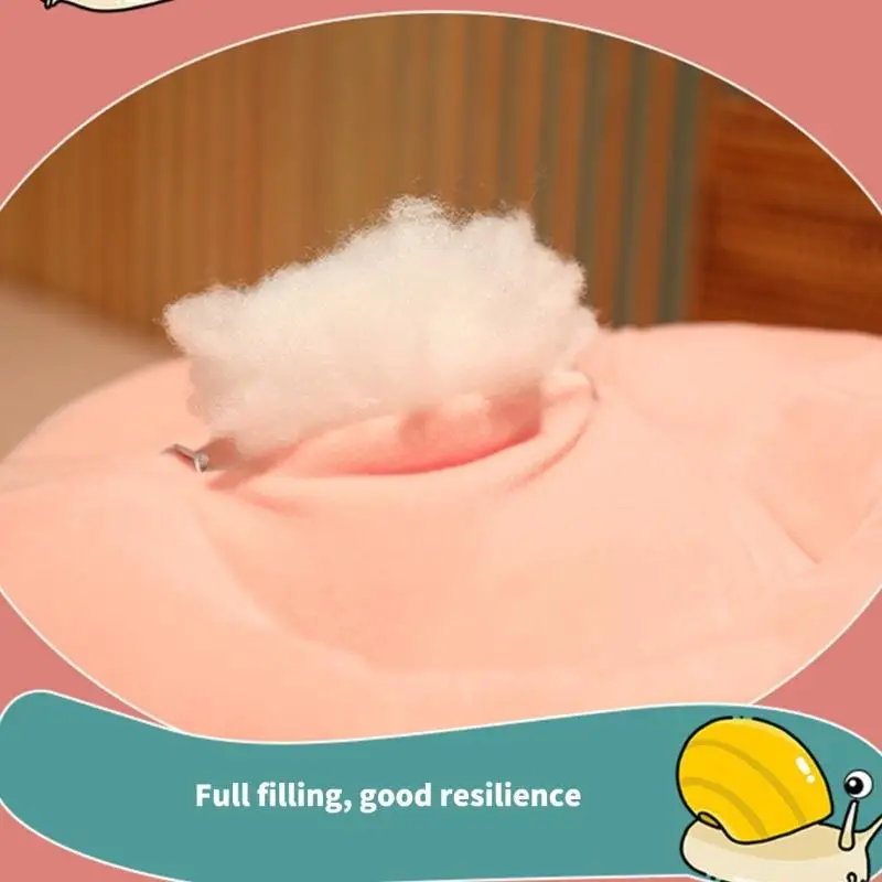 Mainan Figur Siput Cantik Boneka Menenangkan Boneka Memeluk Manis Hadiah Mandi Boneka Siput Dapat Dicuci untuk Balita Anak-anak