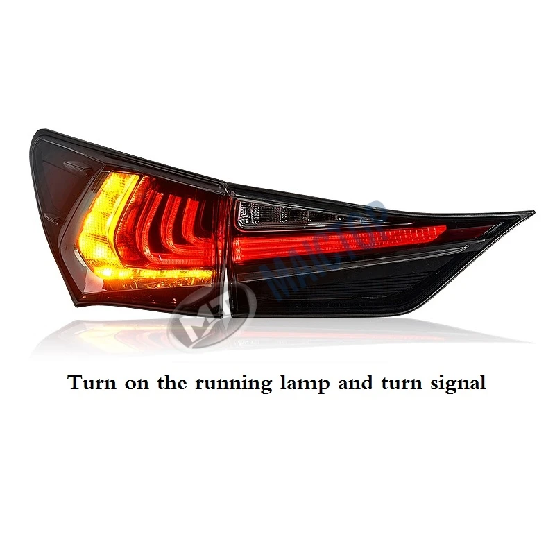 Maictop systèmes d'éclairage automatique Conversion feu arrière feu arrière LED pour GS GS250 GS350 GS300 feu arrière 2013-2020