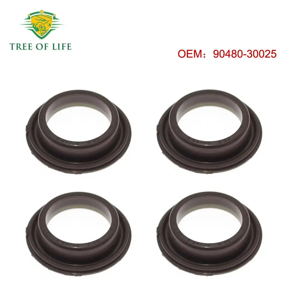 

For Toyota Camry Celica Solara MR2 RAV4 2.0L 2.2L Spark Plug Tube Seal Set of 4pcs 90480-30025 9048030025 Cylinder Head Cover