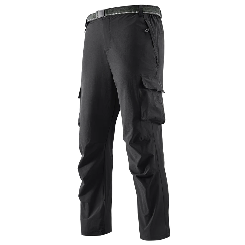 Celana Hiking Cepat Kering Pria Ukuran Besar 7XL 8XL Celana Panjang Tahan Air Trekking Berkemah Musim Panas Kasual Olahraga Luar Ruangan