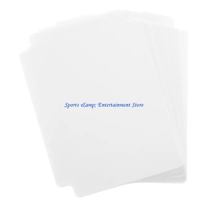 G7NF Trading Card Divider Multicolor Card Page Divider Frosted Card Separator with Tab Plastic Divider Cards for Games Sports