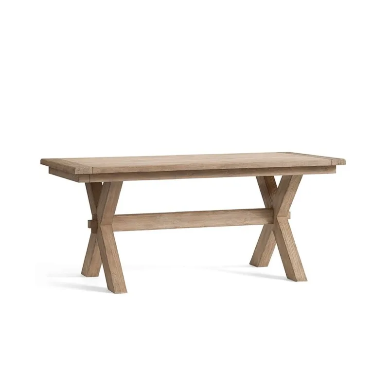 Nordic Luxury Modern Restaurant Dining Room Furniture Solid Oak Wooden Dining Table