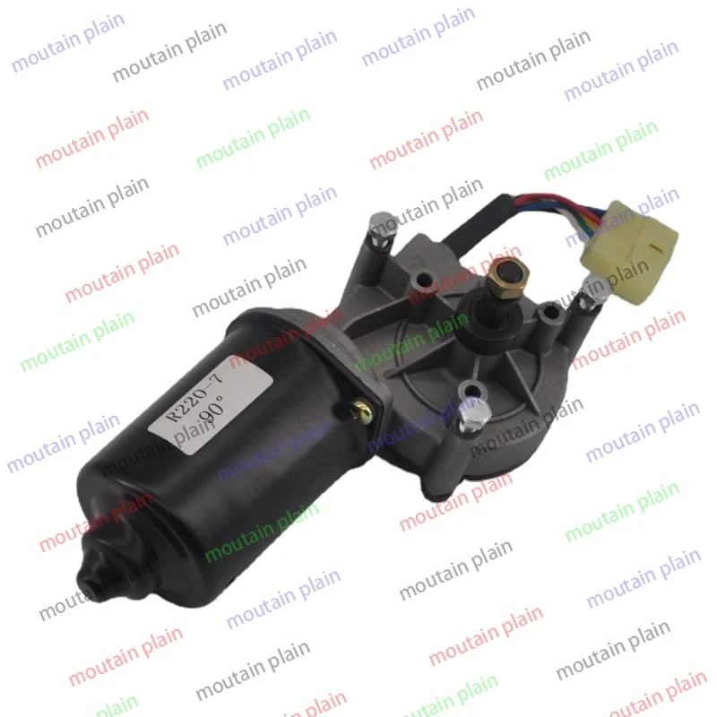 Excavator Parts Wiper Motor21N6-01280 21N6-01281 24V  21N6-00240 for R220-7 R210LC-7 R290LC-7 R250LC-7  R140W7 R110-7