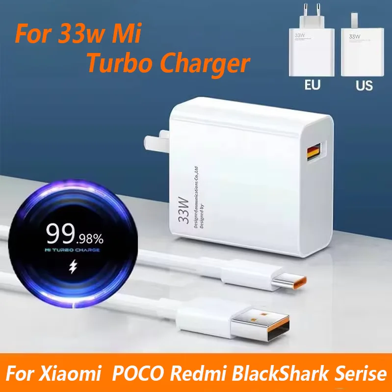 Oryginalny Xiaomi 33W 30W 27W Turbo szybka ładowarka Adapter typu C kabel Xiao Mi Redmi Note 12 12S 11 Poco X5 X4 F3 — zdjęcie produktu 2