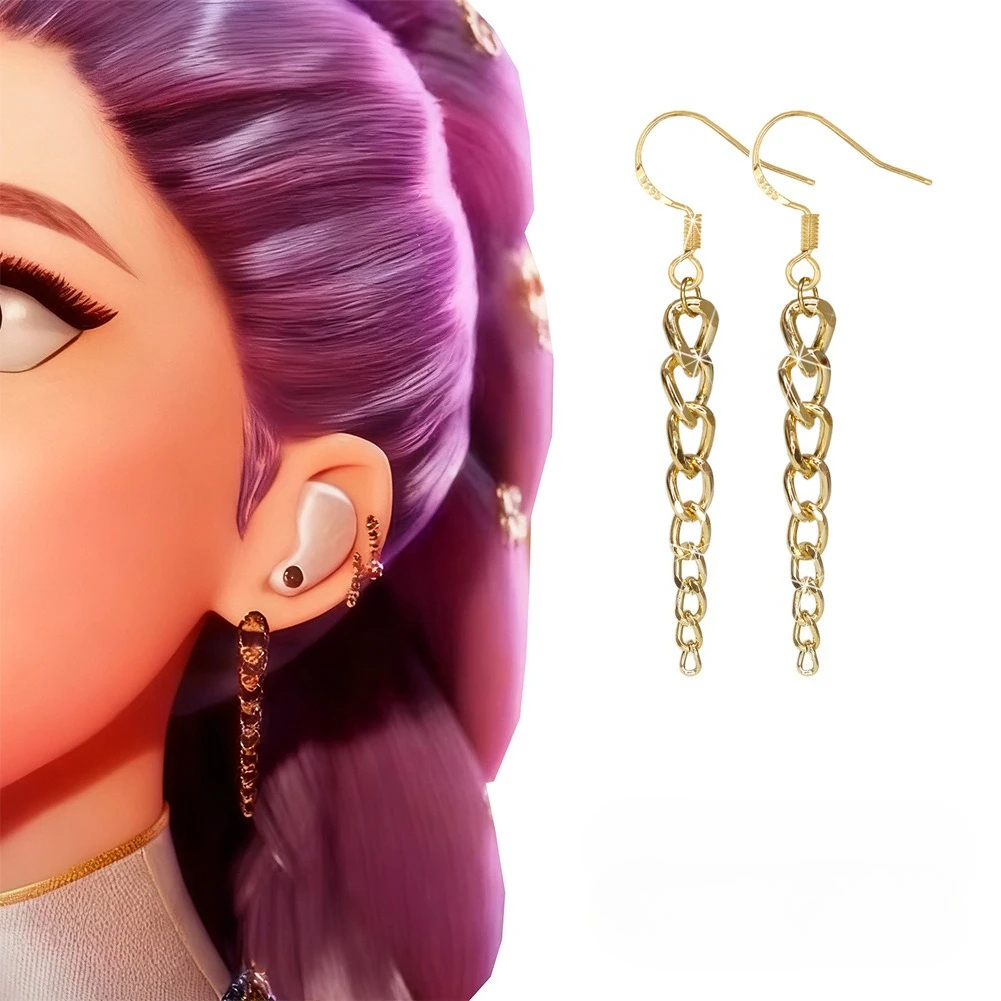 Cosplay Earrings Ears Clip Anime Cartoon Character Wristband Bracelet for Kids Girls Costume Accessories