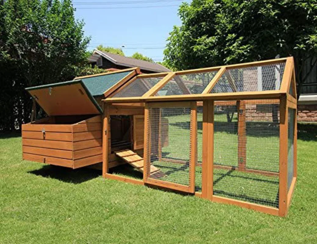 Outdoor Wooden Animal Pet Chicken Coop Wooden Large Chicken Coop Cage