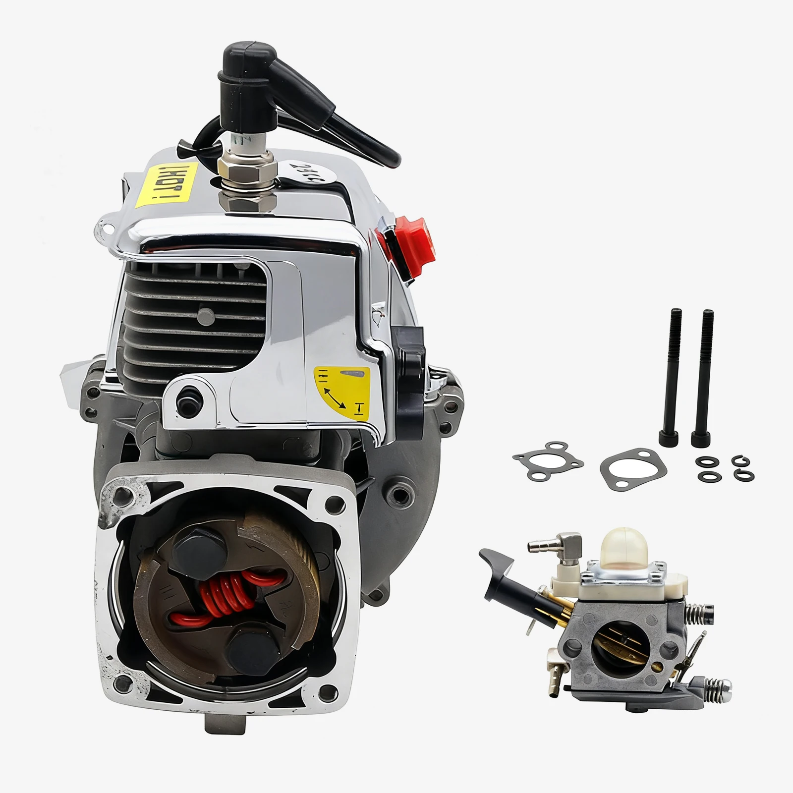 TSRW 29CC 2-stroke Gas Engine 4 Bolt Gas-powered RC Car Petrol Engine for 1/5 HPI Baja Lois 5ive-T DBXL FG GoPed Redcat